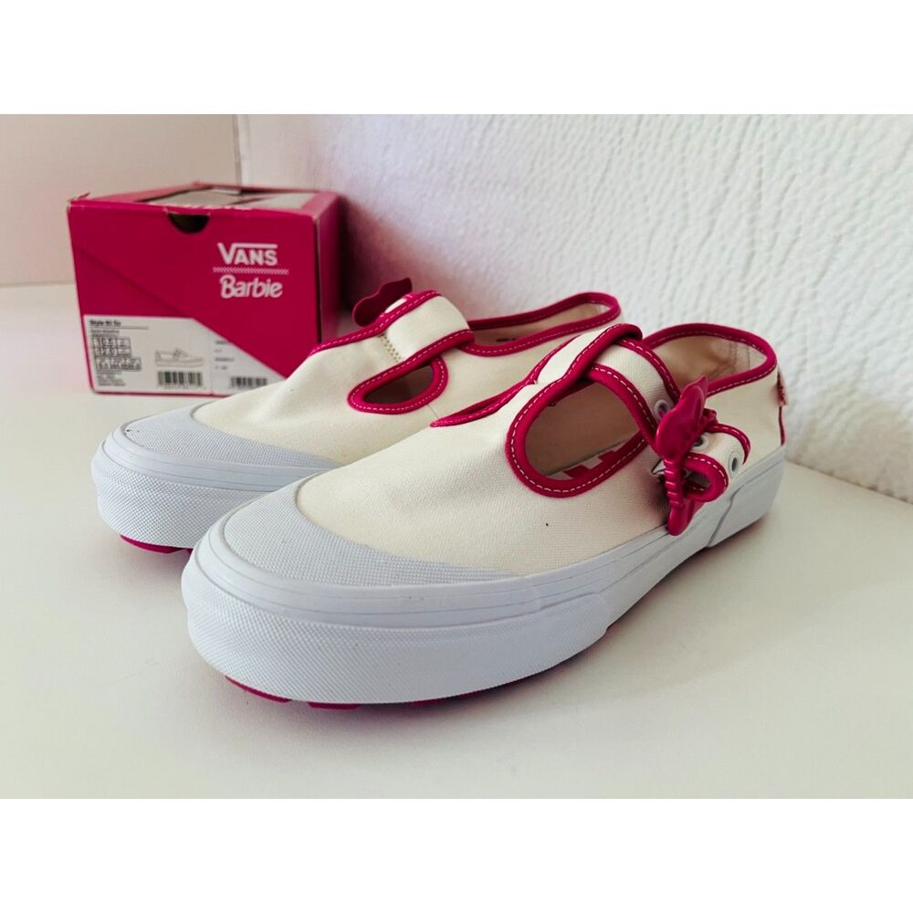 NIB Vans x Barbie Style 93 DX Mary Jane sneakers. Size 10.5(M); 12(W)